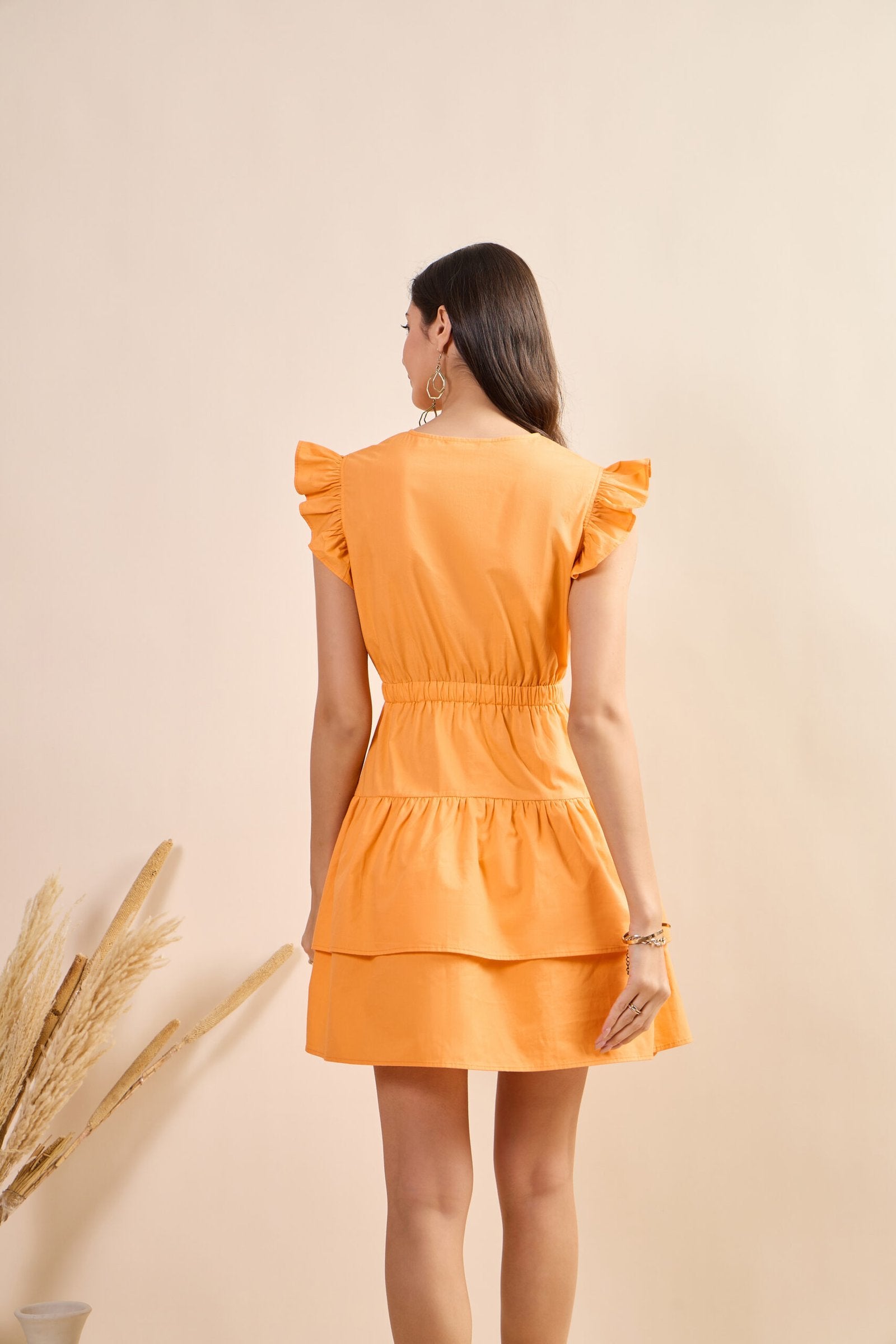 KIARABEL Women's Western Ruffle Breeze Styles One-Piece Dress image 1