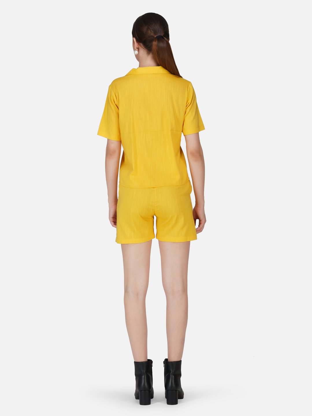 KIARABEL Yellow Cord Short Set image 4