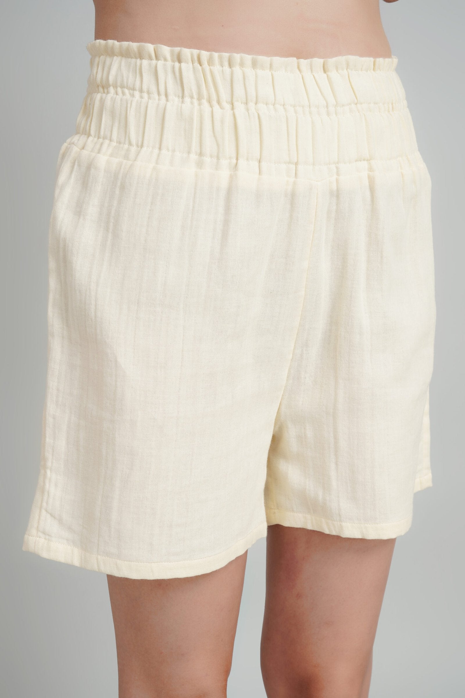 KIARABEL High Rise Solid Shorts| Regular | image 3