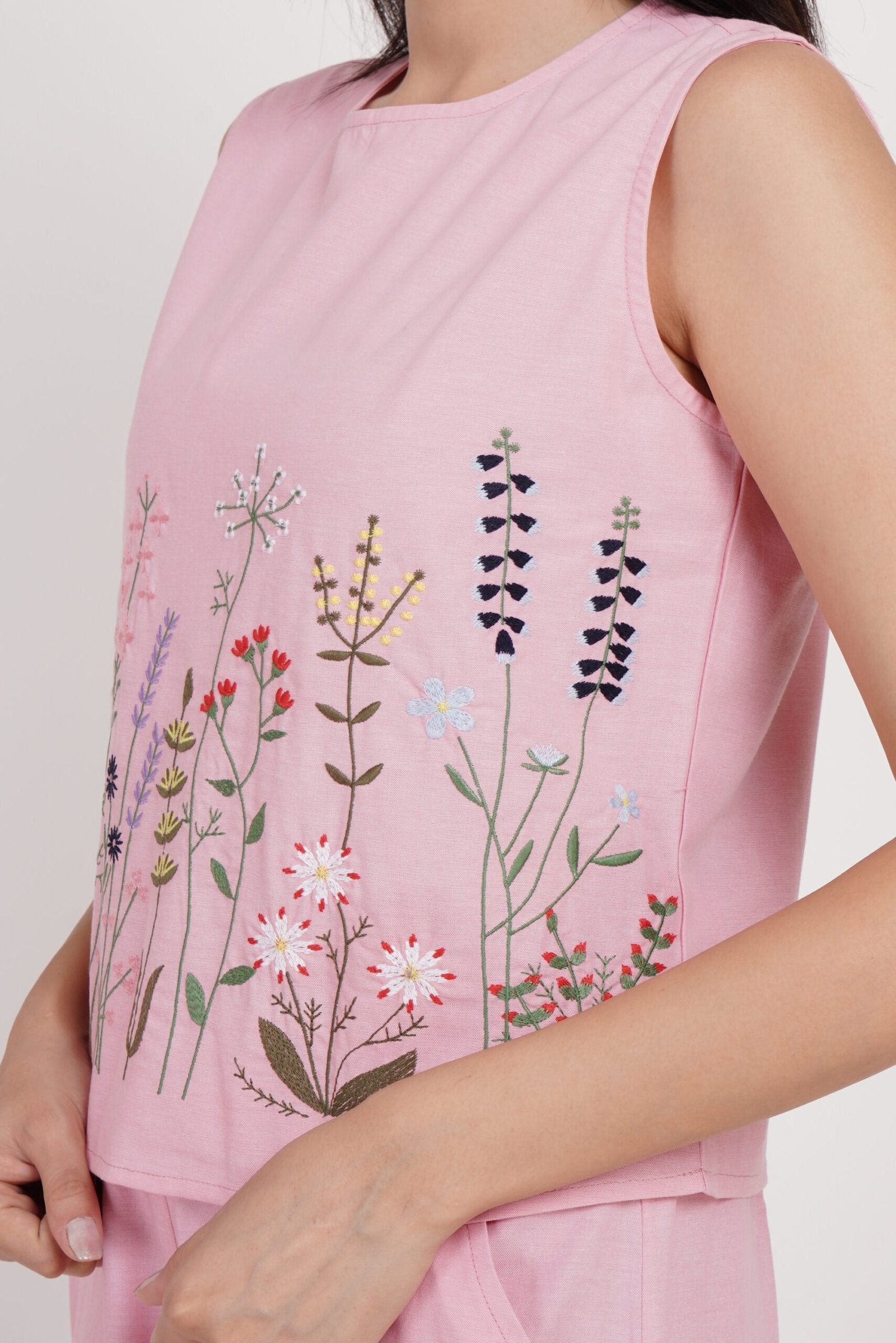 KIARABEL Top & Trouser Co-ords Set for women (Pink) image 2