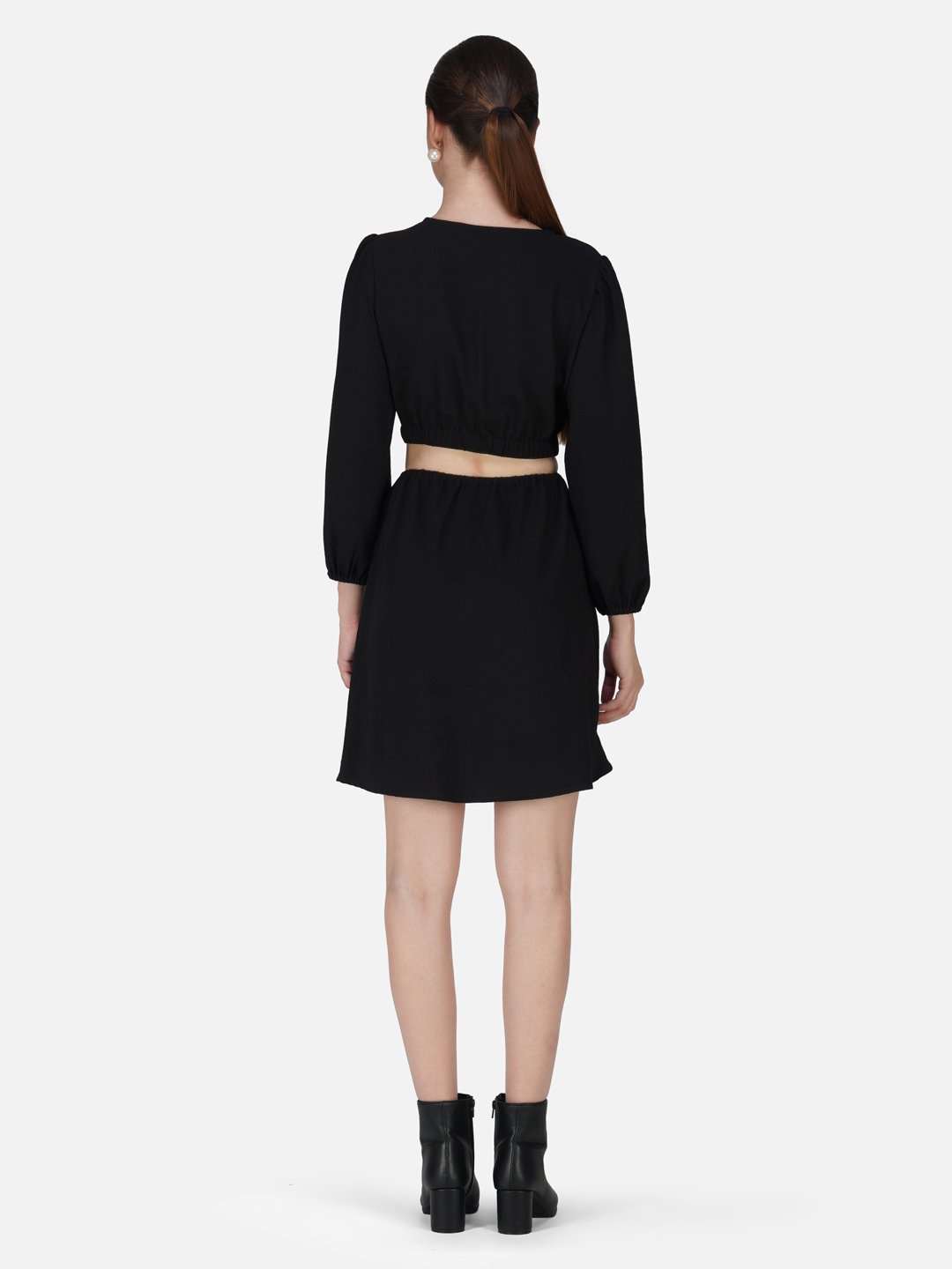 KIARABEL Black Cut Out Dress image 1