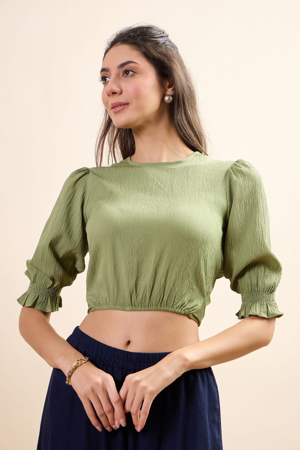 KIARABEL Western Mint Bliss Short Sleeve Top image 2