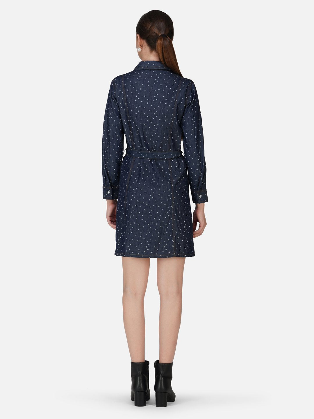 KIARABEL Blue Denim Dress image 2