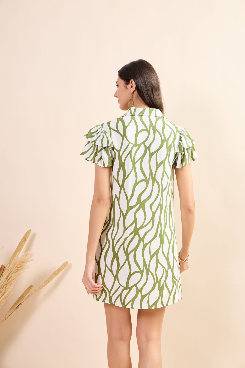 KIARABEL Women's Western Curve Stripe Cinch Styles One-Piece Dress (Copy) image 3