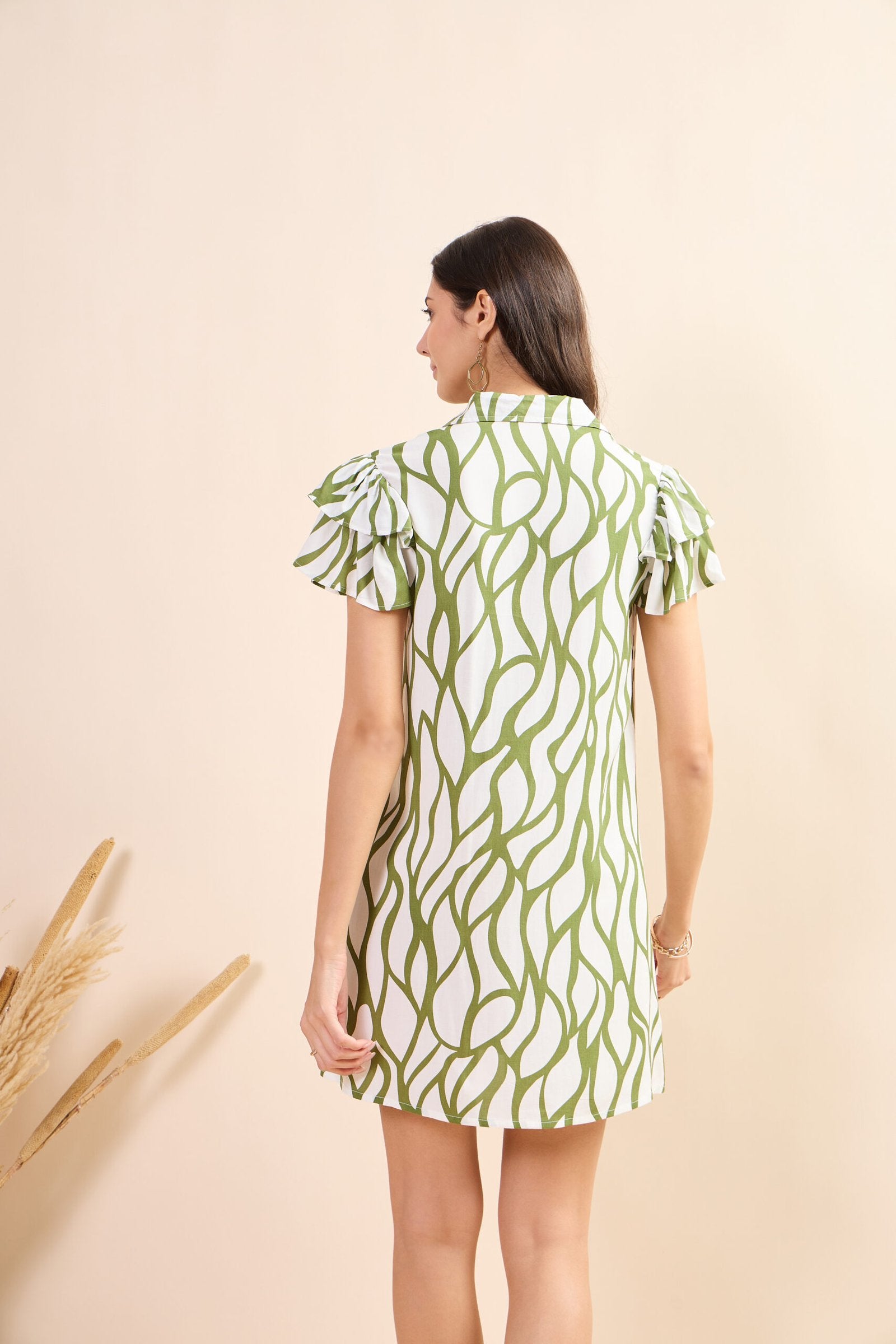 KIARABEL Women's Western Curve Stripe Cinch Styles One-Piece Dress (Copy) image 3