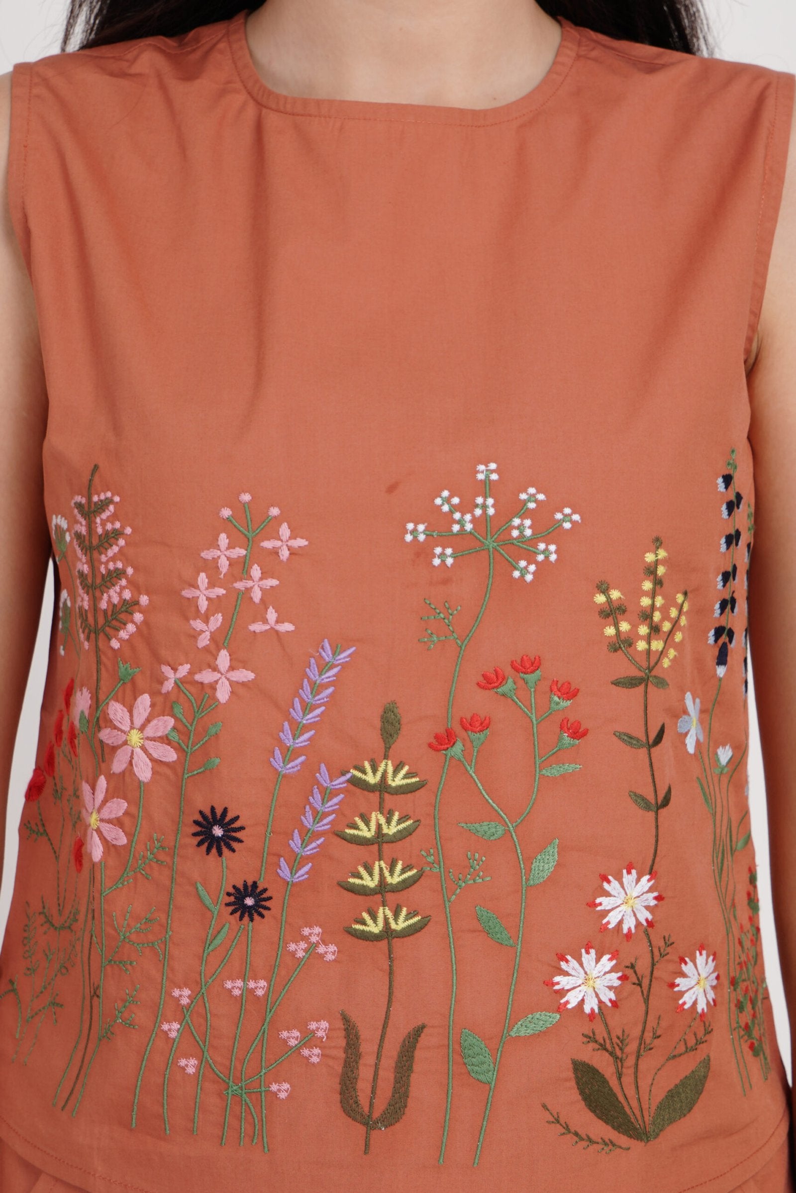 KIARABEL Top & Trouser Co-ords Set for women (Rust) image 3