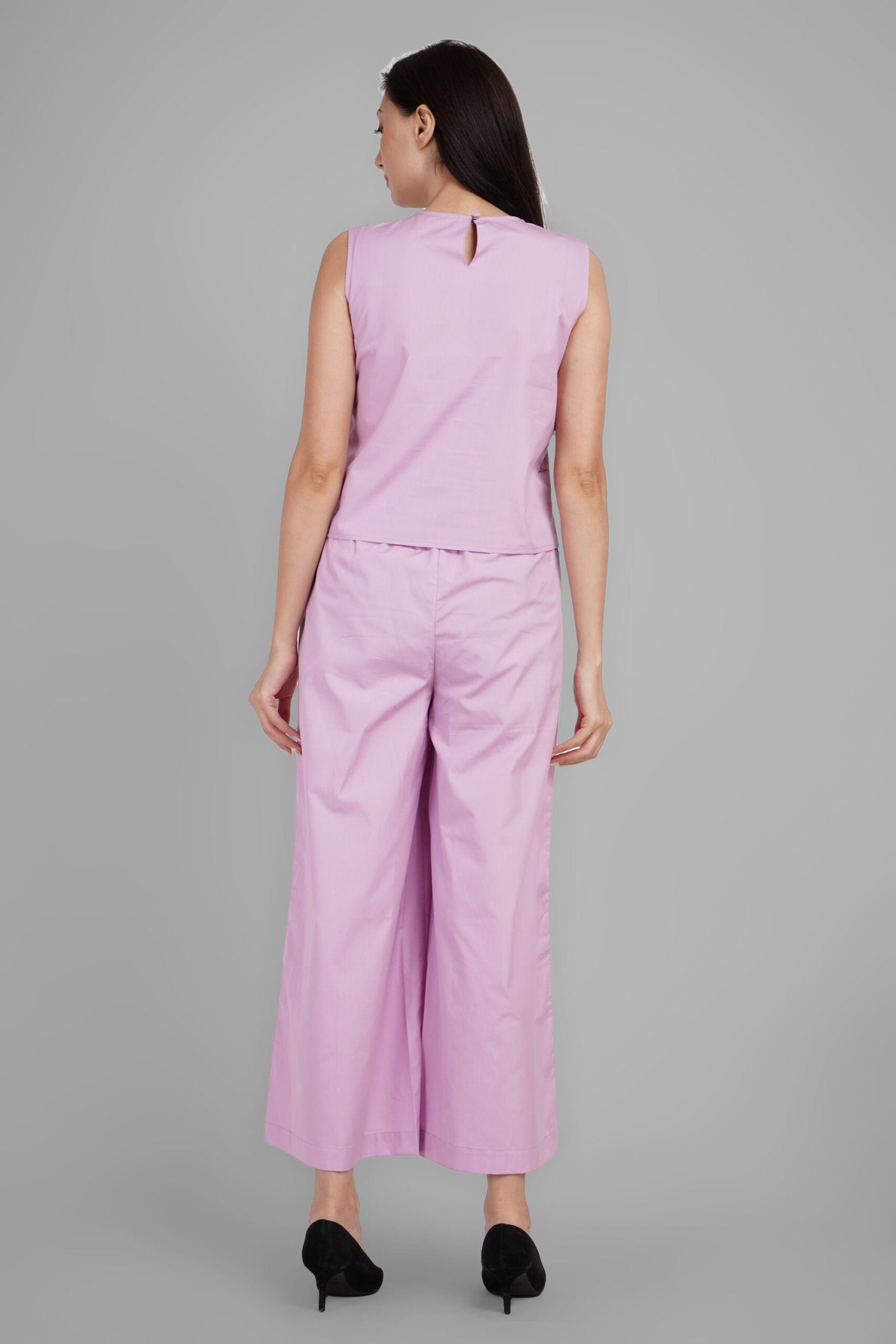 KIARABEL Top & Trouser Co-ords Set for women (Lavender) image 1