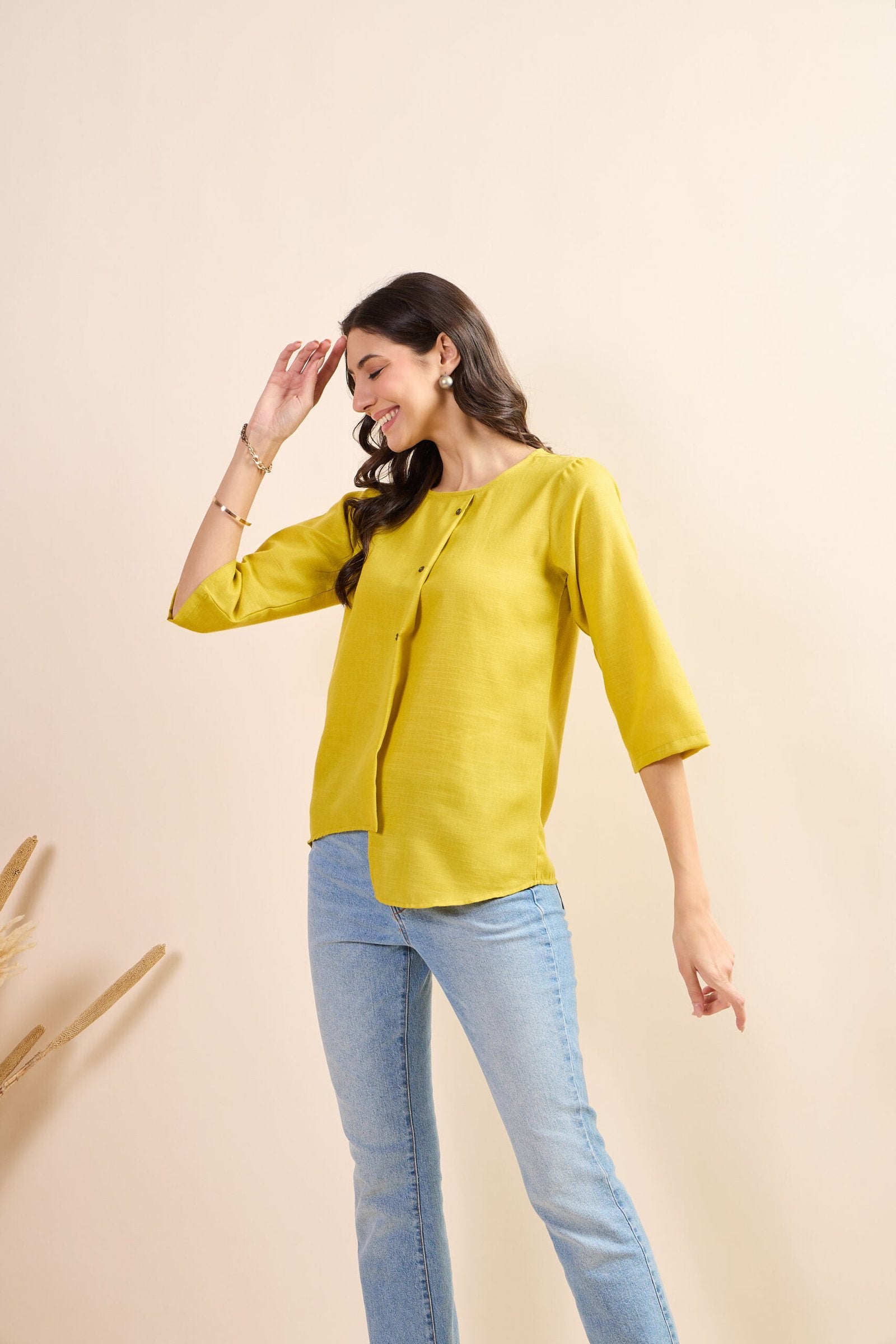 KIARABEL Western Sunny Glow Short Sleeve Top image 3