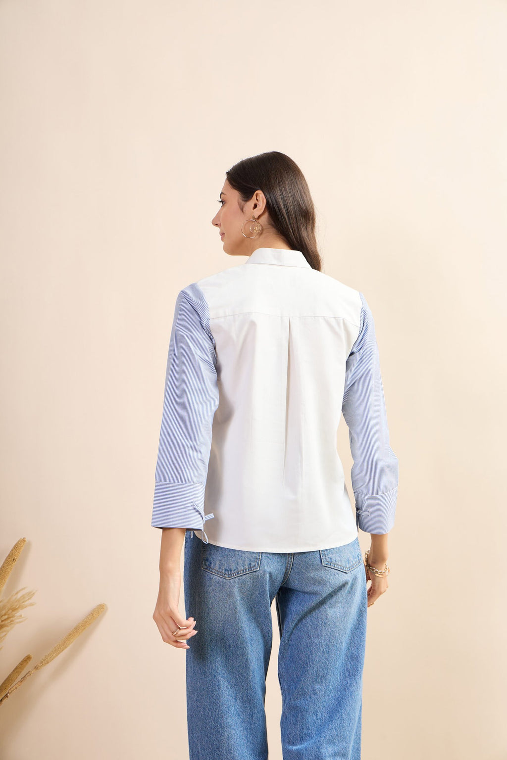 KIARABEL Western Ocean Stripe Full Sleeve Top image 1