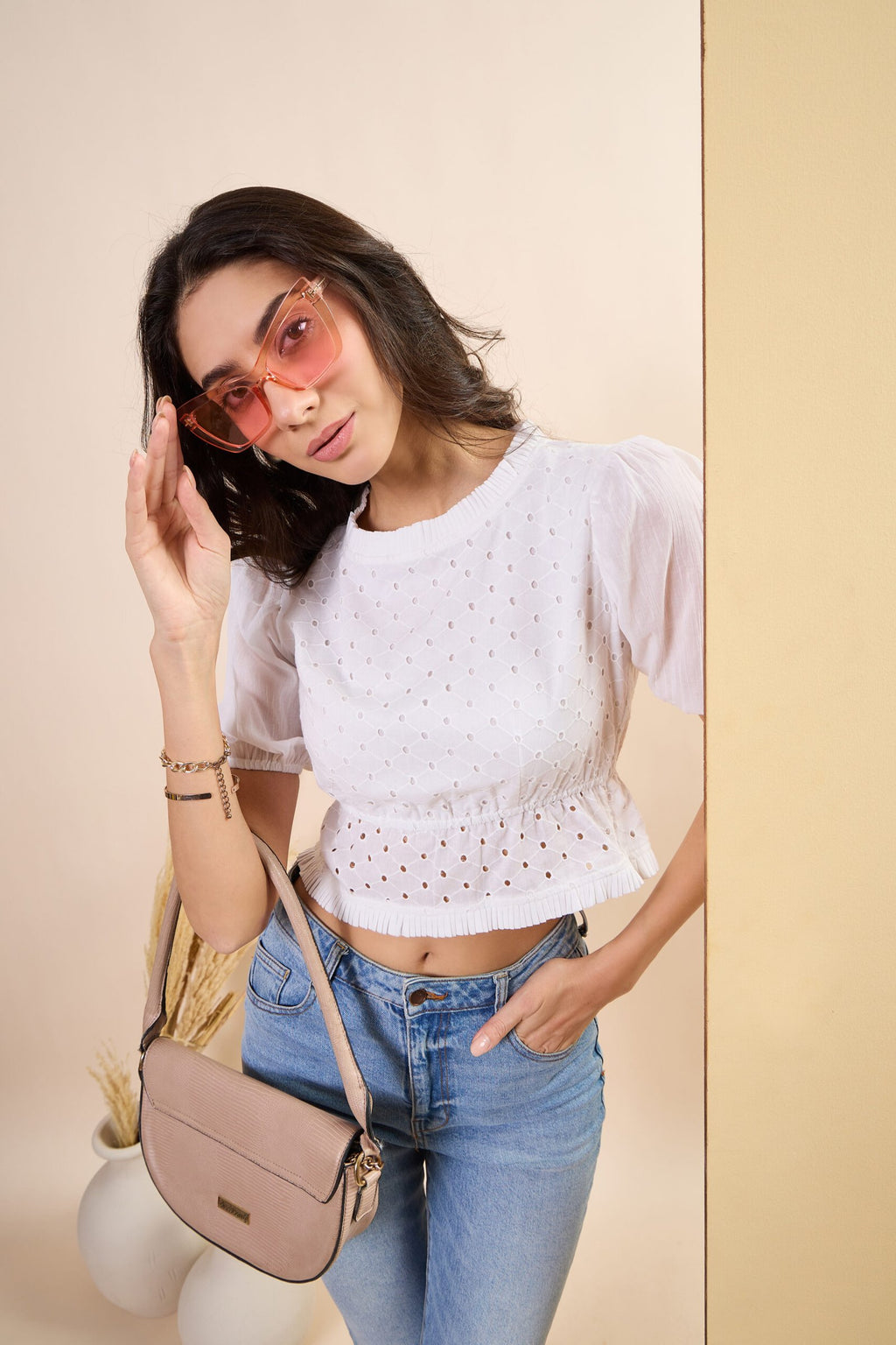 KIARABEL Western Mint Bliss Short Sleeve Top image 5