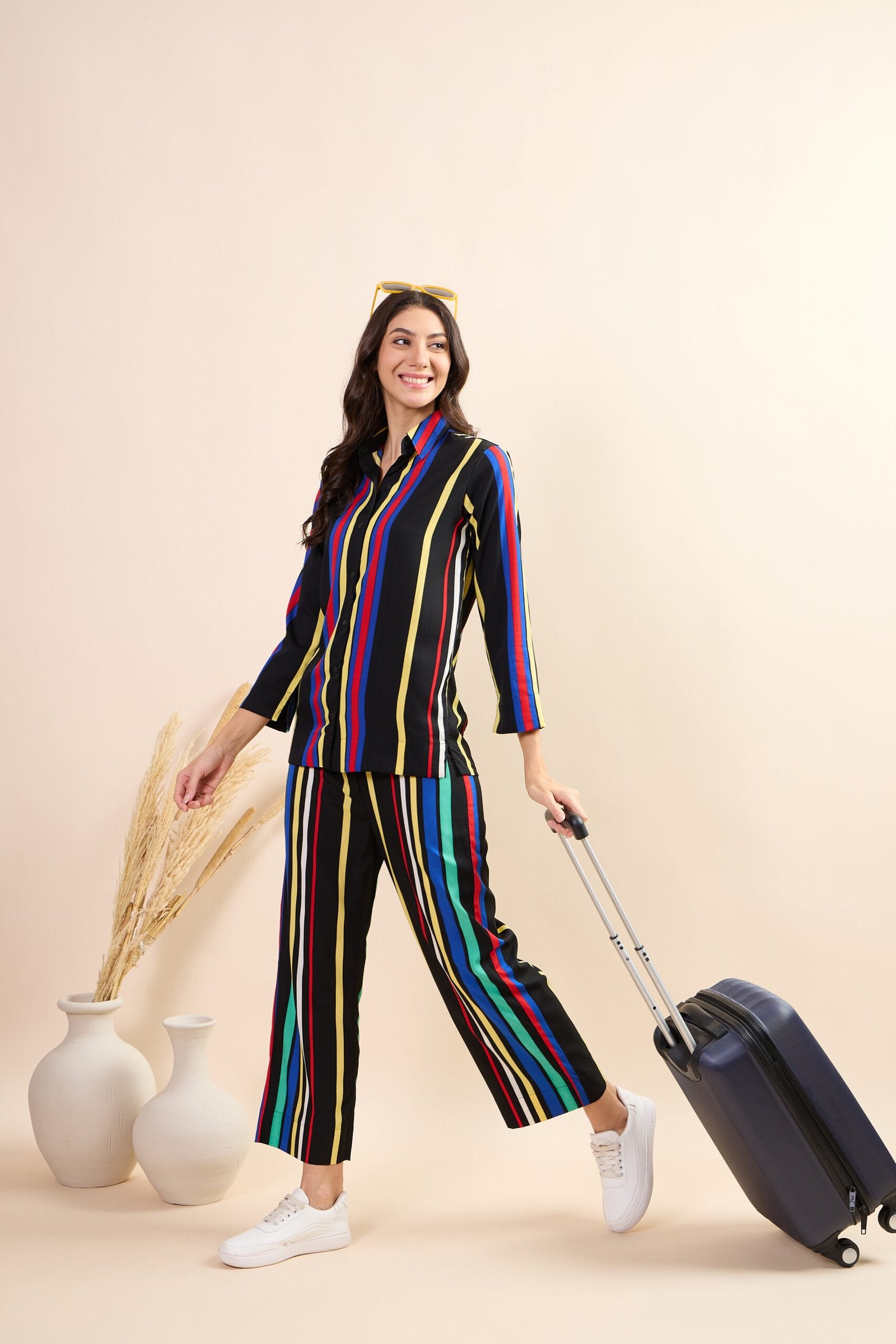 KIARABEL Women's Midnight Spectrun Styles Co-Ord Set image 3