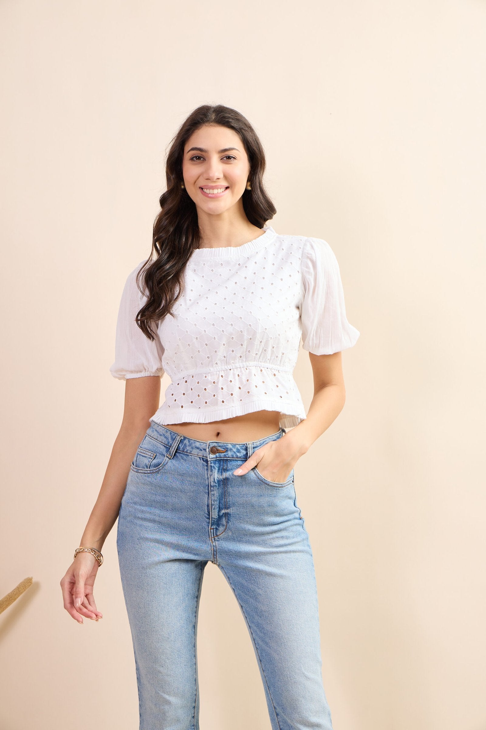 KIARABEL Western Mint Bliss Short Sleeve Top image 3