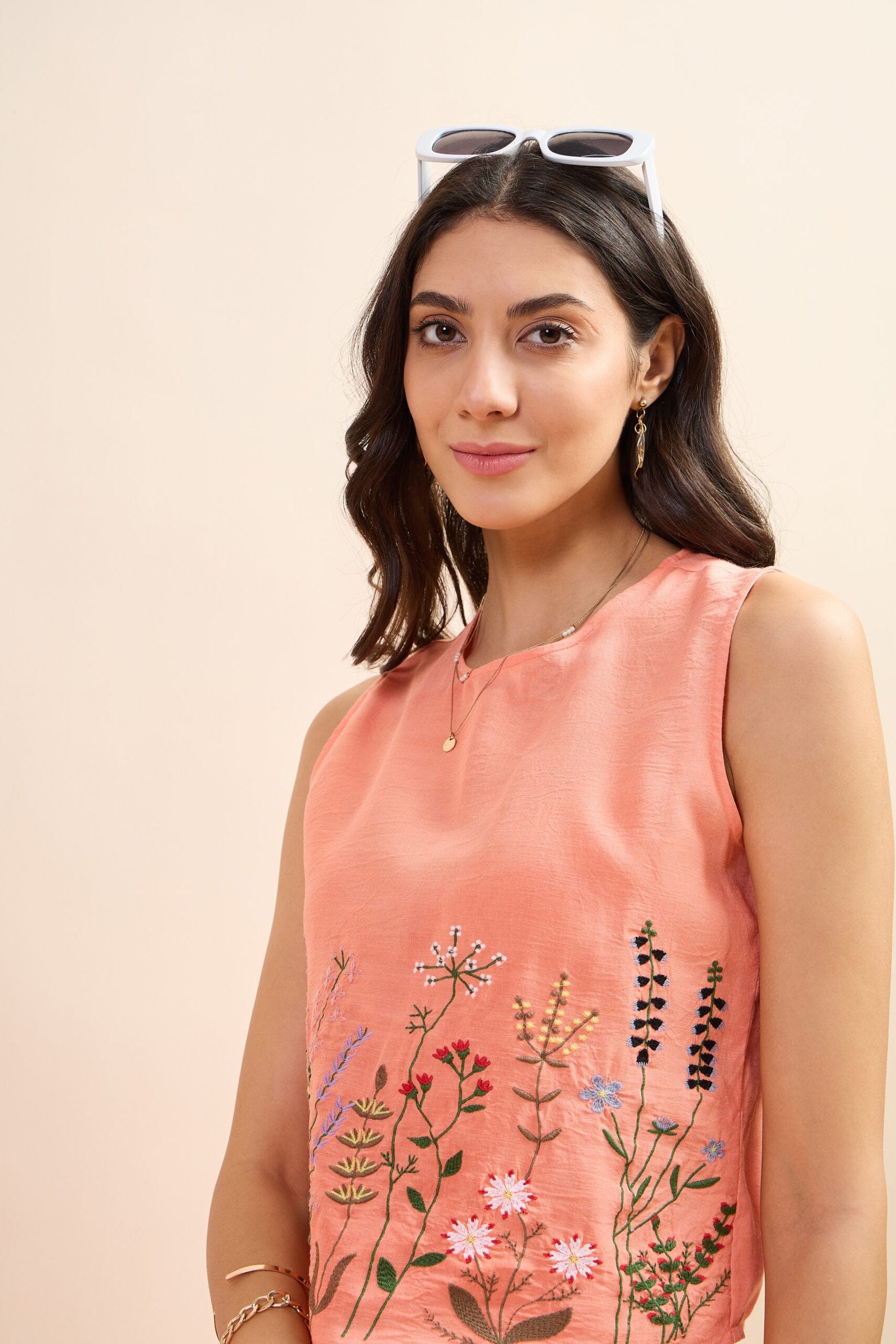 KIARABEL Women's Western Chic Embroidered Co-ord Set image 3