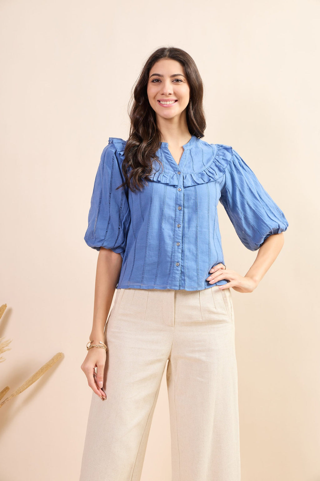 KIARABEL Western Skyline Short Sleeve Top - XXL image