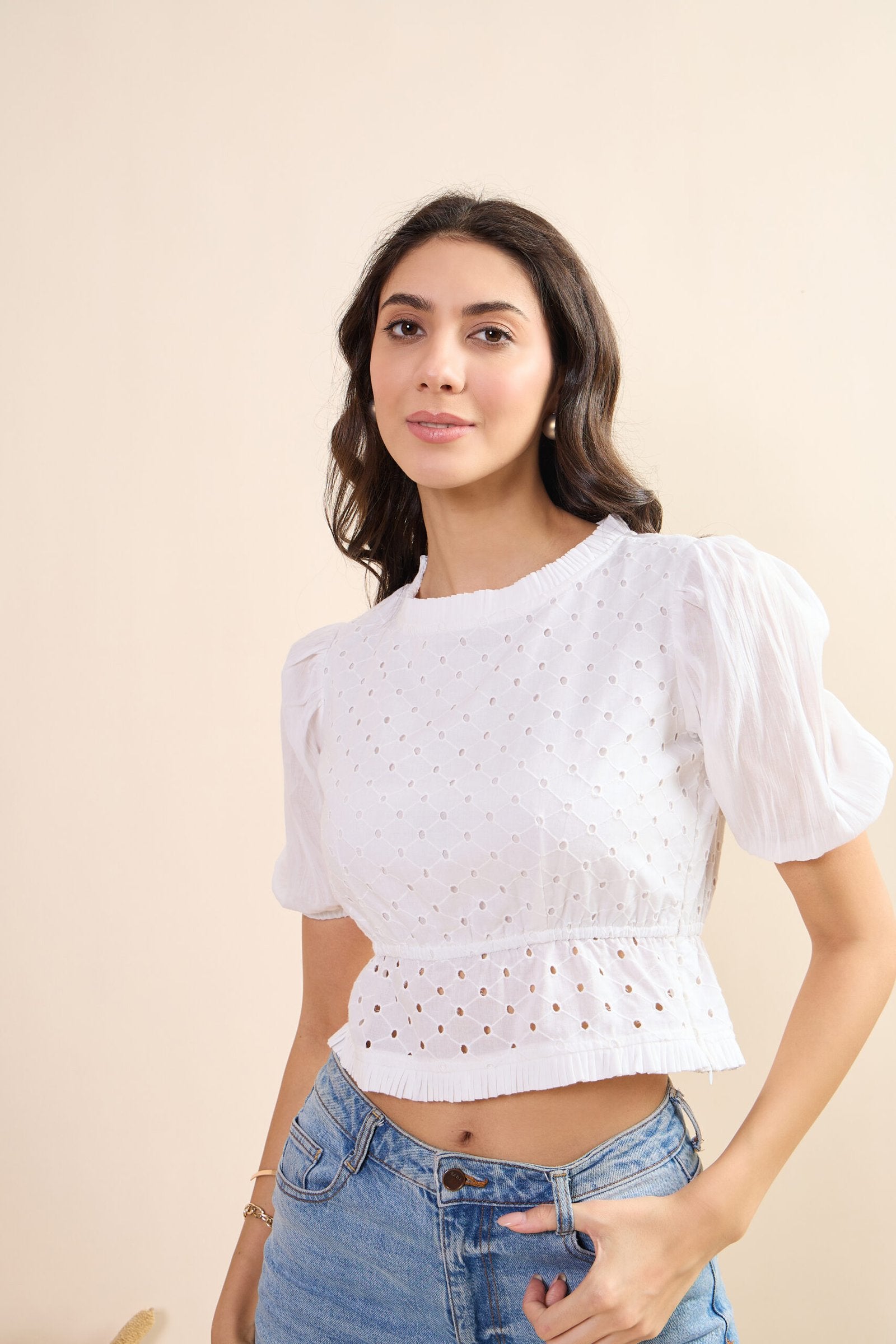 KIARABEL Western Mint Bliss Short Sleeve Top - 3XL image