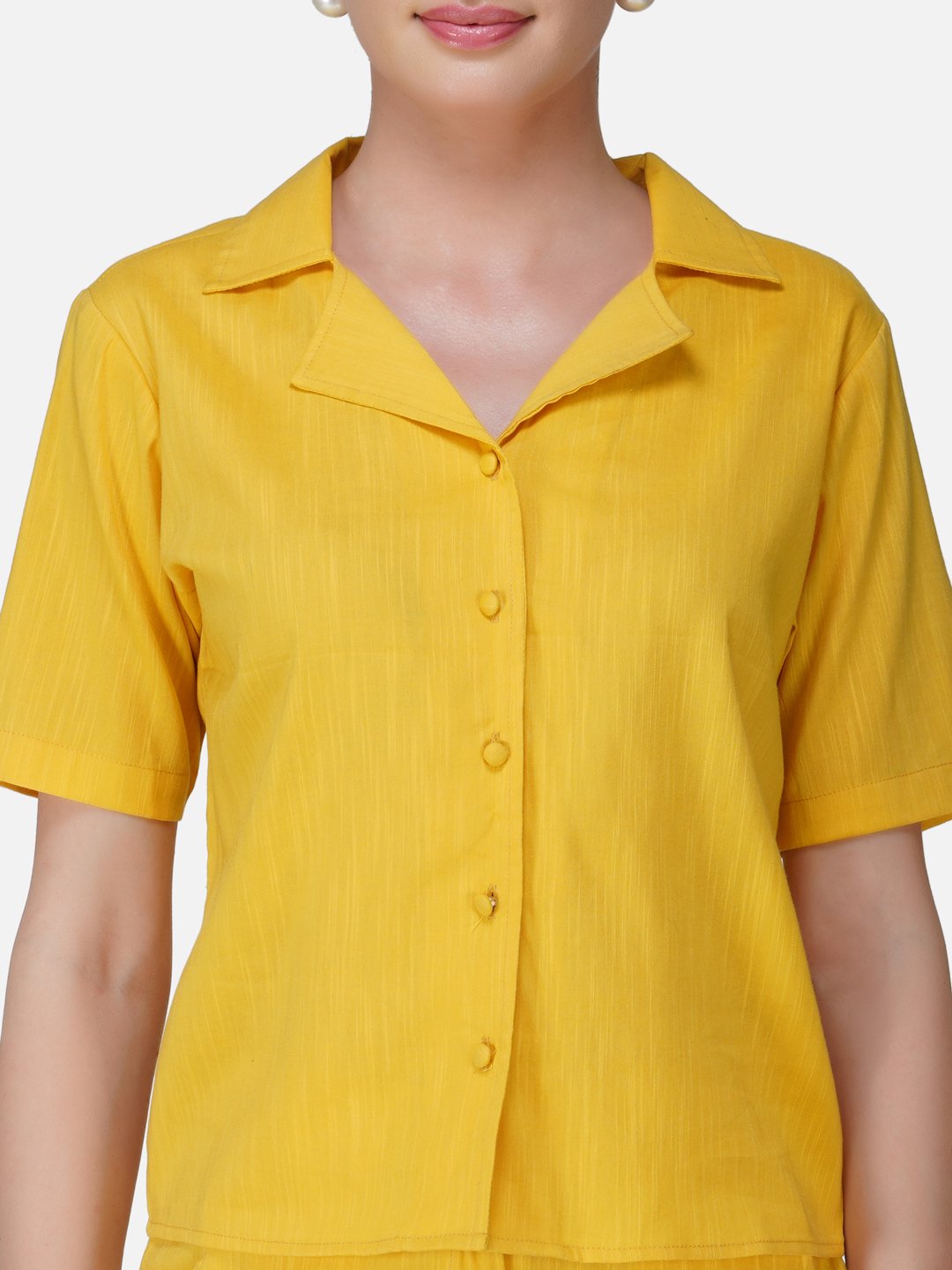 KIARABEL Yellow Cord Short Set image 3