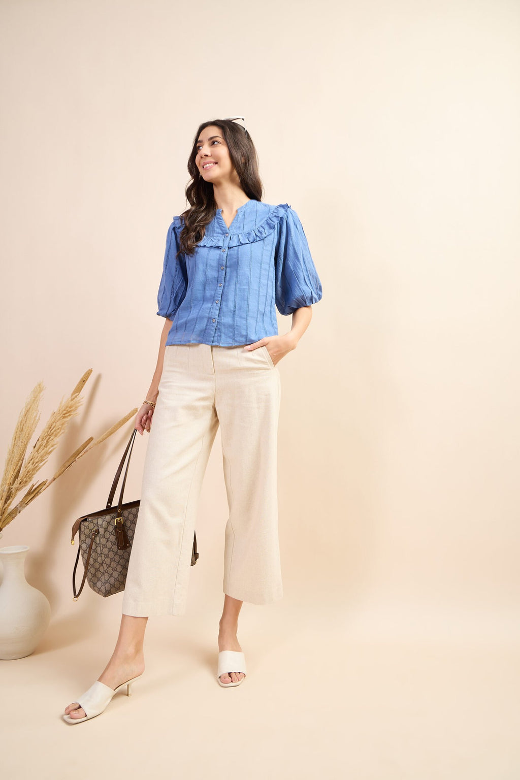 KIARABEL Western Skyline Short Sleeve Top image 5