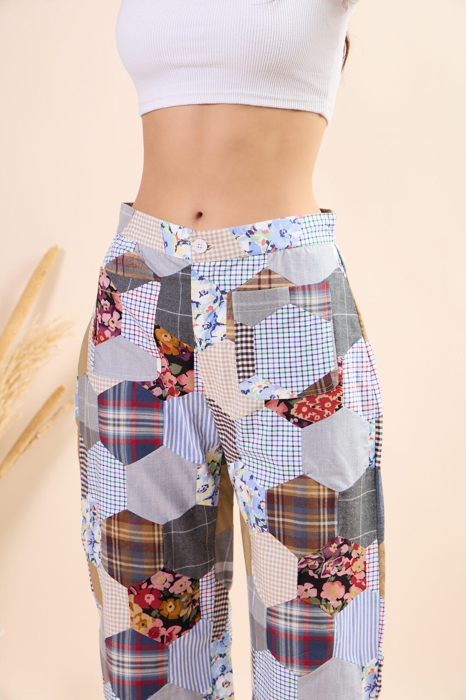 KIARABEL Women's Multipatch Cotton Fabric Styles Co-Ord Set image 3