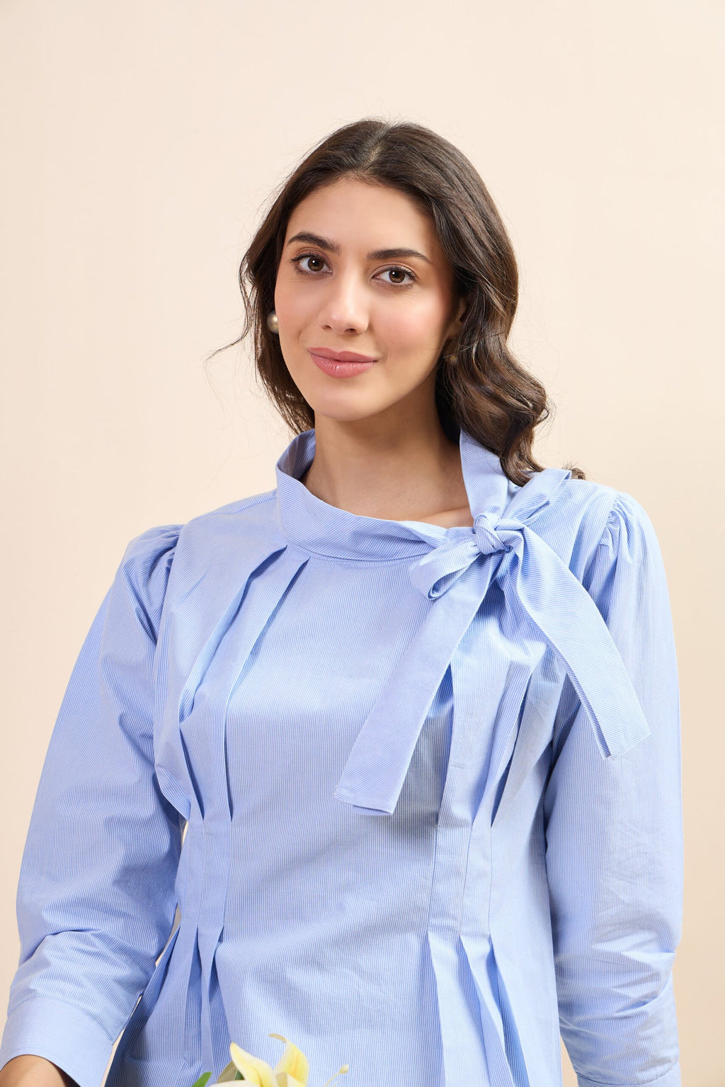 KIARABEL Western Candy Stripe Full Sleeve Top image 2