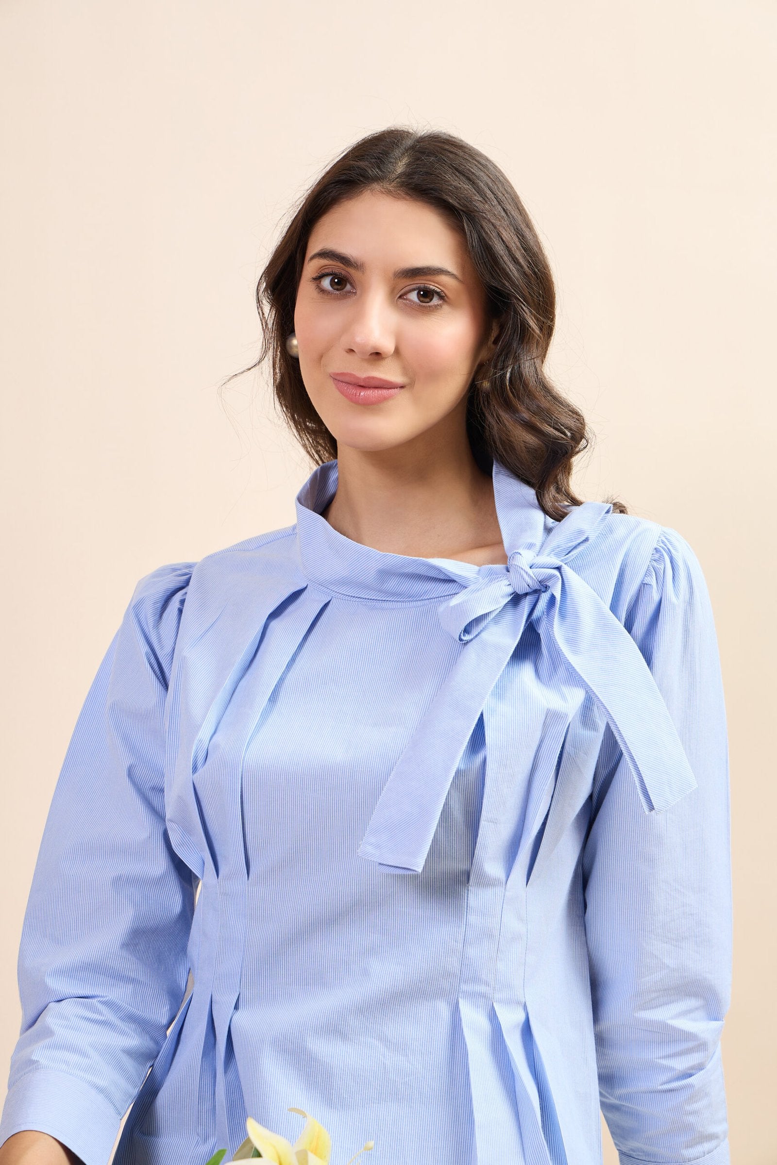 KIARABEL Western Candy Stripe Full Sleeve Top image 2