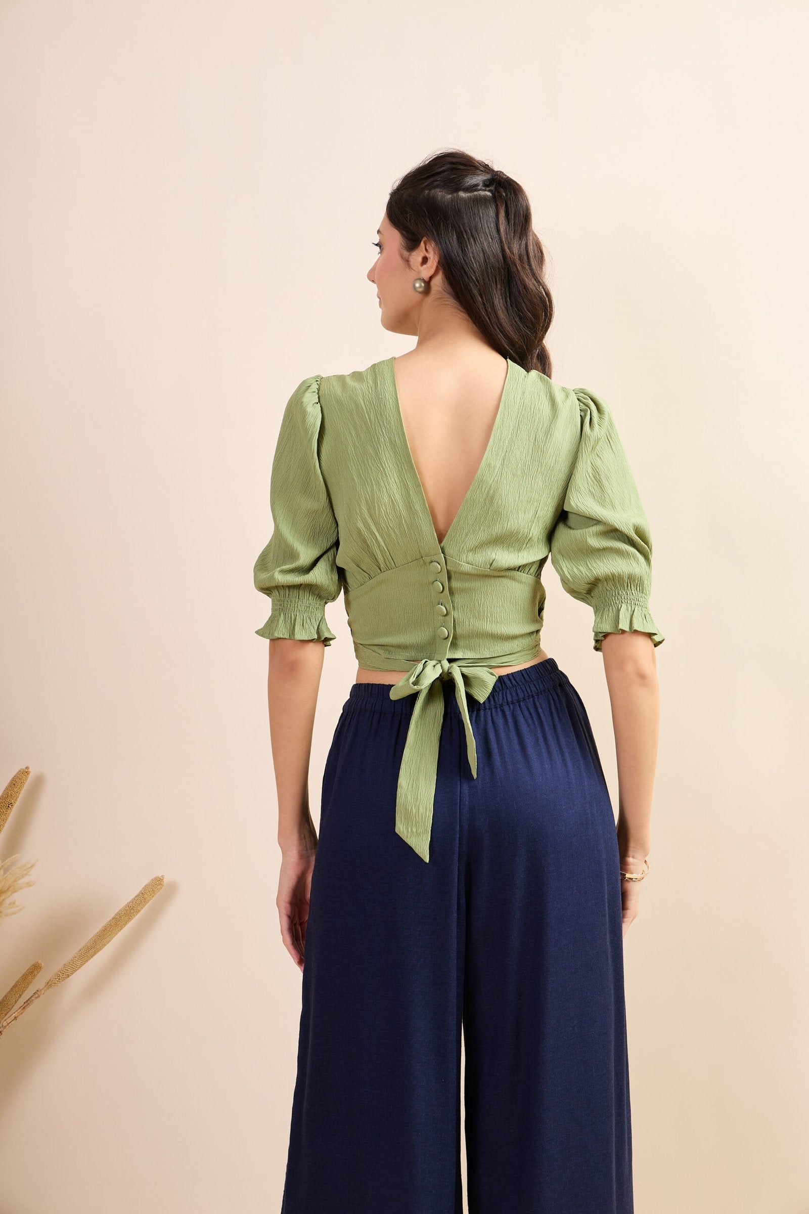 KIARABEL Western Mint Bliss Short Sleeve Top image 1