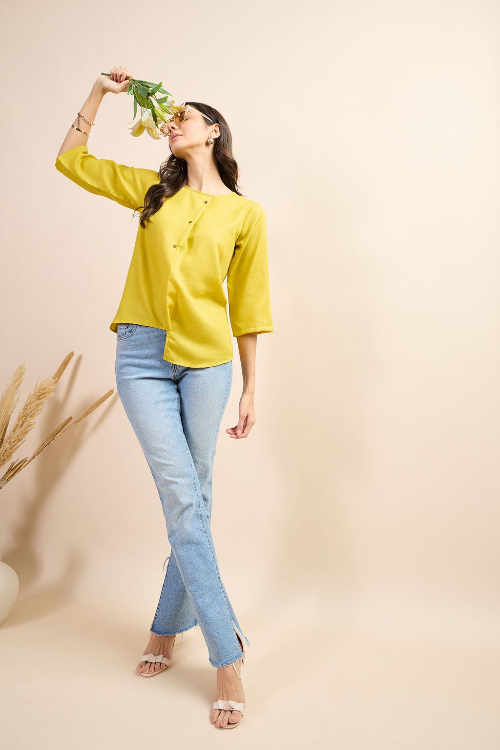 KIARABEL Western Sunny Glow Short Sleeve Top image 4