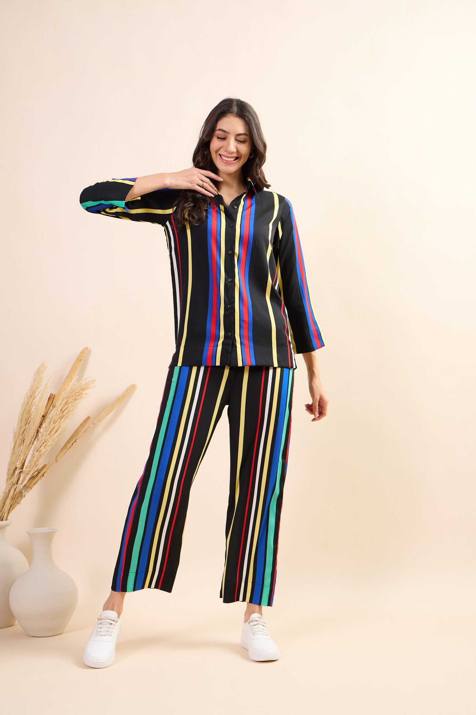 KIARABEL Women's Midnight Spectrun Styles Co-Ord Set image 0