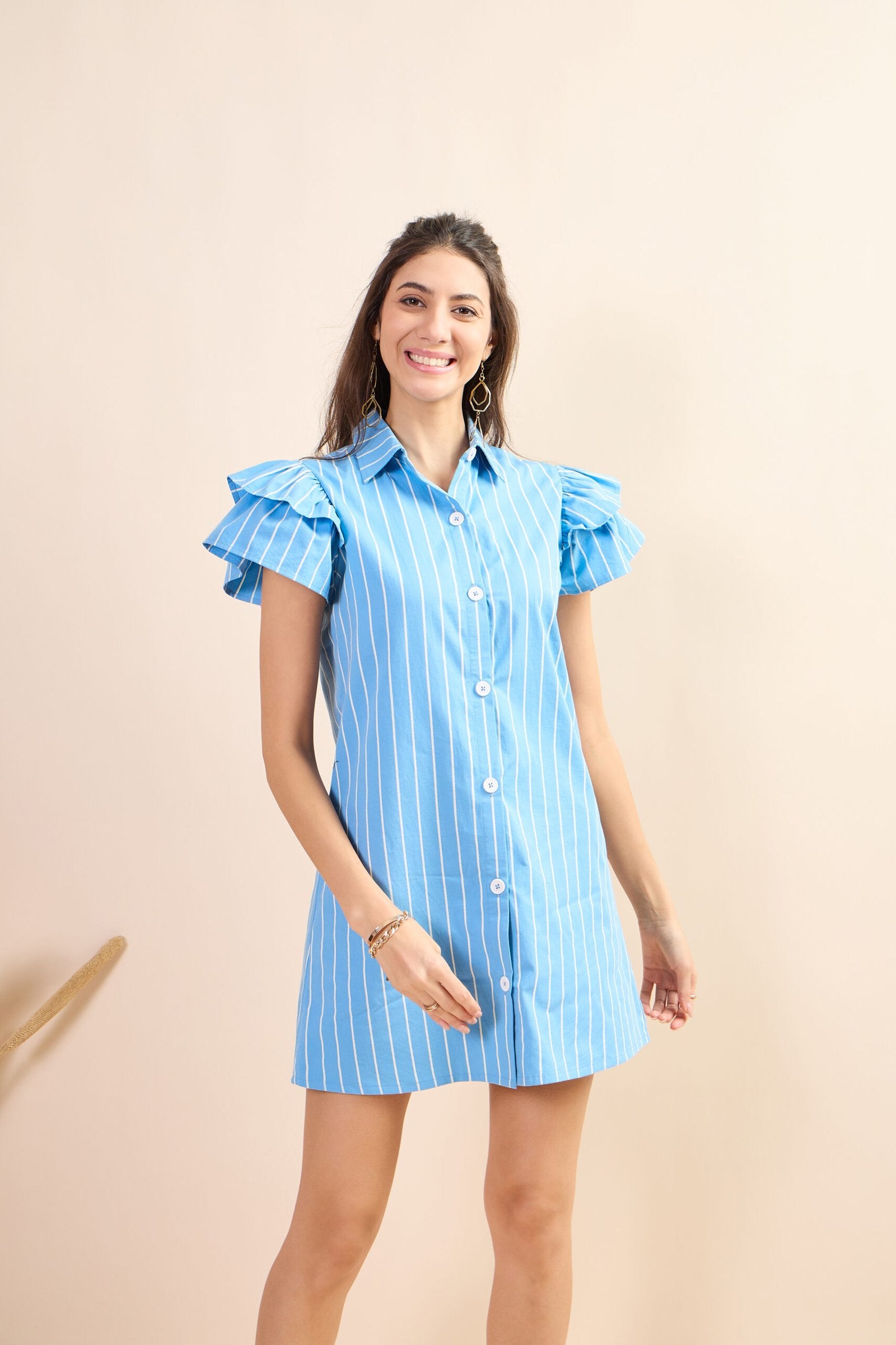 KIARABEL Women's Western Ruffle Breeze Styles One-Piece Dress image 0