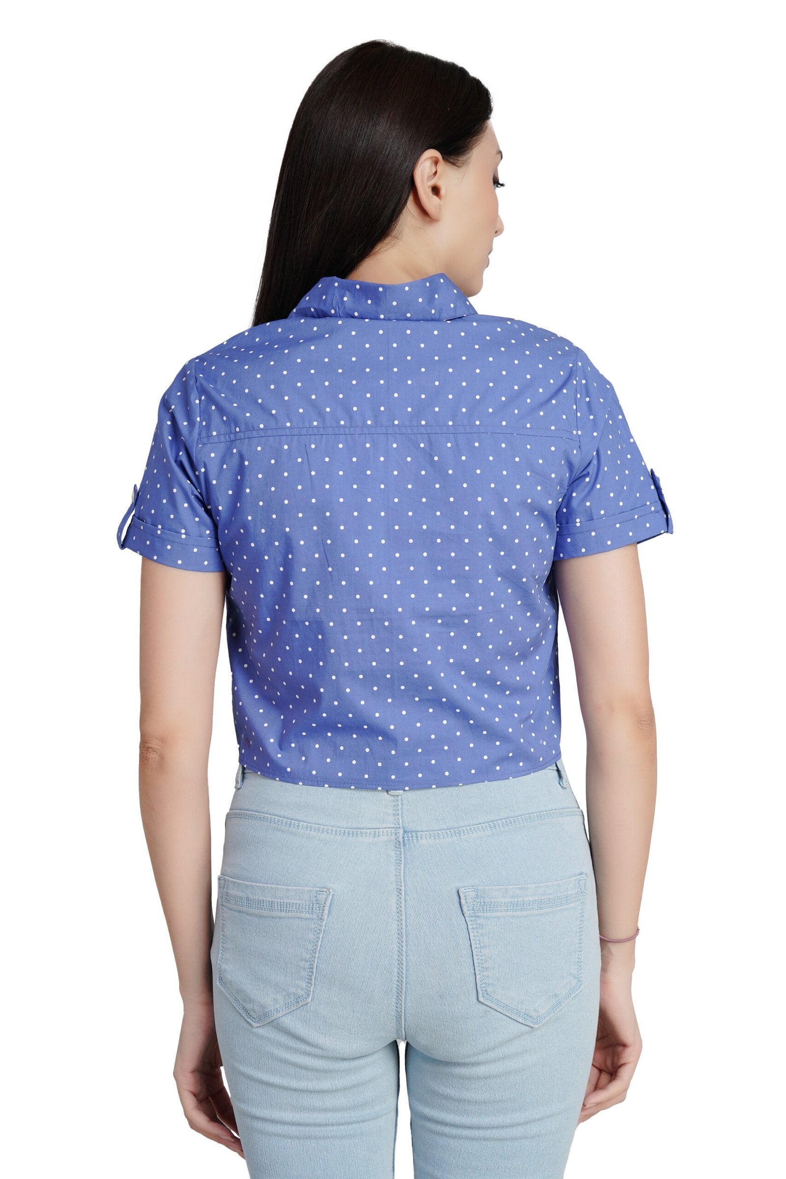 KIARABEL Waist Tie-Ups Crop Top image 2