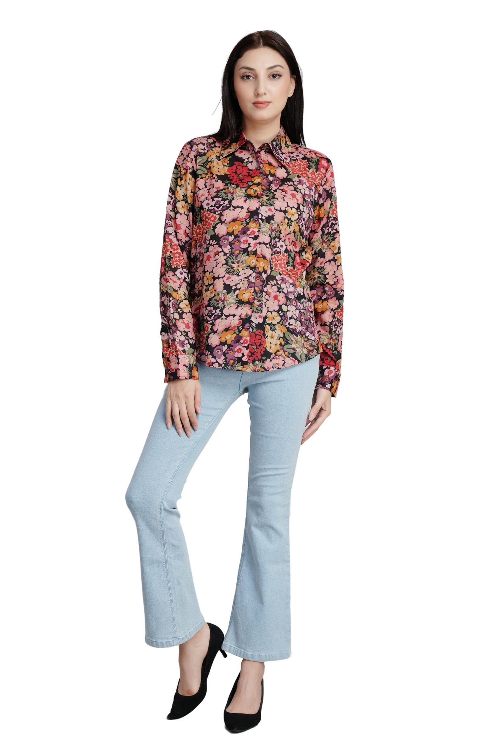 KIARABEL Floral Print Casual Top image 4